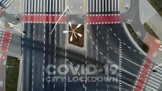 Warsaw's city lockdown -- April 2020
