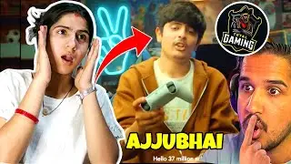 LIVE AJJUBHAI FACE REVEAL VIDEO REACTION || TOTAL GAMING FACE REVEAL || AJJUBHAI FACE REVEAL || WOW