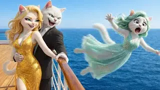 😡🐱 Daddy Cat Chose Wrong 💔 But Mama Cat & Kitten Won Understandably ✨| Ai Cat Story