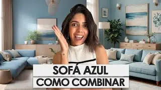 HOW TO COMBINE TV ROOM DECORATION WITH A BLUE SOFA