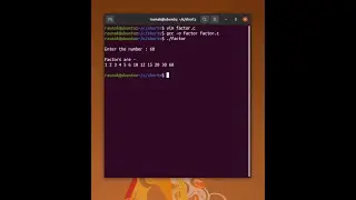 Simple C program to get Factor 