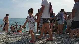 Ольгинка. На пляже.