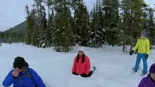 Snowshoeing Tour to Paint Pots 360 Virtual Tour