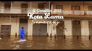 BANJIR DI KOTA LAMA SEMARANG #banjir  #semarang