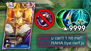 GOODBYE TANKY BUILD JOHNSON! FULL DAMAGE IS FINALLY BACK!?🔥 - Mobile Legends