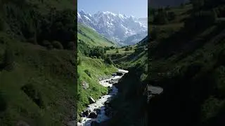 Khaldechala River and Janga Mountain  