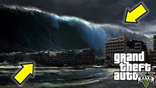 МЕГА ЦУНАМИ И ТОРНАДО УНИЧТОЖАЮТ ЛОС САНТОС В GTA 5 ! АПОКАЛИПСИС В ЛОС САНТОСЕ! ГТА 5 МОДЫ
