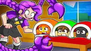 Lily Lovebraids CRASHED the BOYS’ SLEEPOVER in Minecraft!