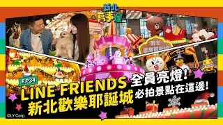 LINE FRIENDS全員亮燈！新北歡樂耶誕城必看必拍景點在這邊！|【新北萬事屋】EP34