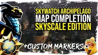 Guild Wars 2 - Skywatch Archipelago Map Completion with Custom Markers