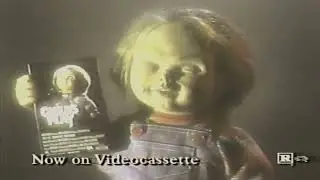 Child's Play Chucky VHS Hōmĕ Relēasĕ Com̃erç̌ial. (1989)