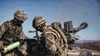 U.S. Marines &  29 Commando Regiment Royal Artillery