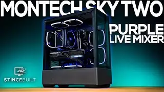Montech Sky Two PC BUILD! 14600k + 4070 Super! Asrock Live Mixer!