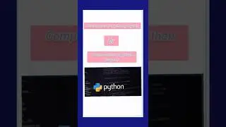 components of a python program