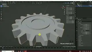 Gear modelling in Blender || Blender 3.5 || 