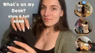 What's on My Desk? ASMR│#ad FlexiSpot│TiaraASMR☾