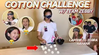COTTON CHALLENGE W/ TEAM ZEBBY | ZEINAB HARAKE