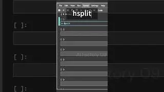 Splitting, hsplit, Where searching statements for array in numpy with python #shorts #python #coding