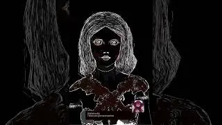 Life on the edge. #livingontheedge #dark #experimentalanimation #creepygirl #goth #people #spooky