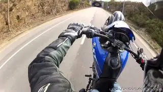 Yamaha XT660X Test drive / Wheelies