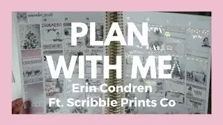 ERIN CONDREN // Plan With Me - Scribble Prints Co!