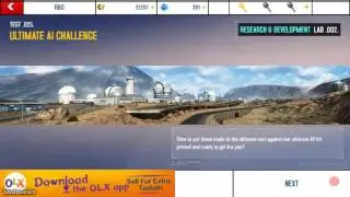 Asphalt 8- R and D lab 002. Last AI