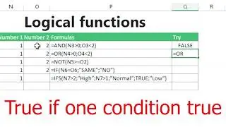 Excel Tutorial: Logical Function and Comparison Operators
