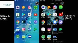 Samsung Galaxy J3 (2016) vs Samsung Galaxy J5 (2016) SPEED TEST!!!