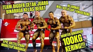 MONSTER BINARAGA 100KG KERING! | TEAM BIGGER CETAK JUARA BINARAGA KELAS BERAT!!!