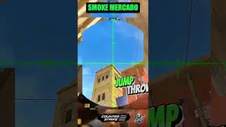 Smoke Mercado - Mirage - CS2 -  #csgo #csgobr #dicascsgo #counterstrike #smokegrenade