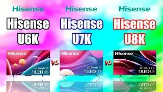 Hisense U6K vs U7K vs U8K Comparison | U6K vs U7K vs U8K | Which Is The Best Budget 4K TV ?