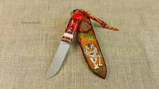 Нож  "Tigris 2"   CPM S90V,  Kirinite ™ + ELFORYN Super Tusk.