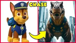 Paw Patrol als Dinosaurussen 🦖 + Raad de Personages aan de hand van hun Stem 🔊😍👮