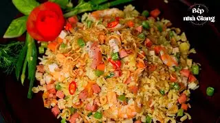 2 món Cơm Chiên cực hấp dẫn, cơm thơm ngon giòn giòn