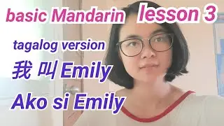 (lesson 3)Learn basic Chinese Taiwanese Mandarin/how to introduce yourself in super easy way