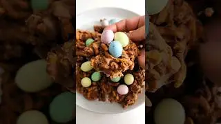Biscoff Pretzel Easter Nests! #shorts