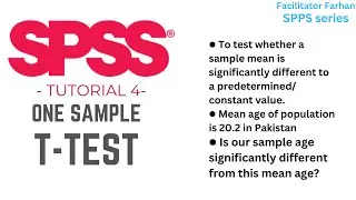SPSS tutorial part 4: one sample t test, normality of data