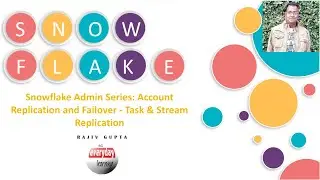 Account Replication and Failover - Enable Task & Stream Replication | Rajiv Gupta Learn Everyday