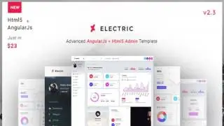 Electric - Admin Panel Dashboard Angular JS Template | Themeforest Website Templates and Themes