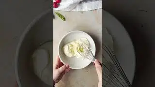 Spring Pea and Arugula Salad with Creamy Dill Dressing