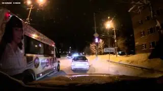 Каптива по заснеженным дорогам Ухты