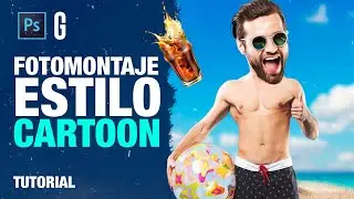 Photoshop Tutorial | Fotomontaje Estilo Cartoon | Cartoon Style Photomanipulation