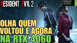 RESIDENT EVIL 2 REMAKE AGORA NA RTX 4060 MAIS BONITO DO QUE NUNCA (NO INTENSO) - 1440P 60FPS