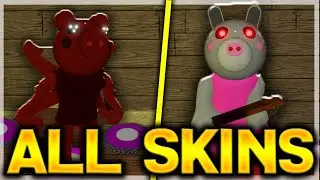 PIGGY DISTORTED MEMORY ALL EVENT SKINS + TRAP! (Roblox Piggy Event)