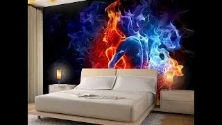 MURALES 3D procedimiento para pegar diseños
