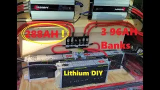 SPIM08HP 96AH Lithium Battery Bank 16ah block Build