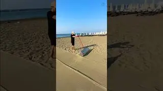 This Man Make Money By Cleaning Beaches 😳#shorts