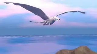 Light Fury Flying | Blender 3D Animation