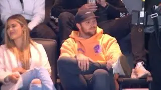 Josh Allen at Sabres game with gf