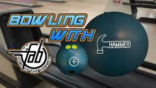 Bowling With Blue Hammer 1990 Faball Urethane Blue Hammer #BowlingWithRelics FAB Review Vic Amann